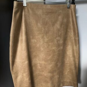 Karen Kane tan skirt